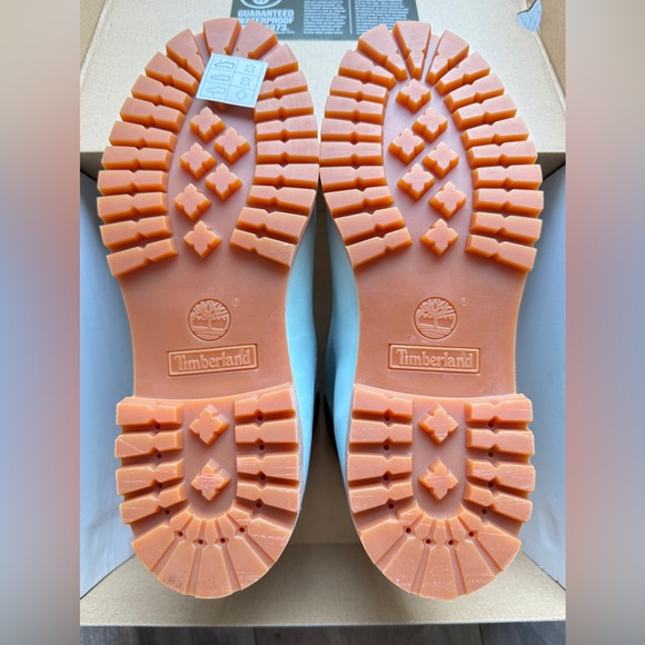 NEW 6M Supreme X Timberland Premium Turquoise ICE BLUE Waterproof Nubuck Boots - Picture 7 of 13